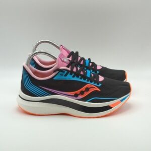 Saucony Endorphin Pro Running Shoes Womens Size 6.5 Black Speedroll Mesh